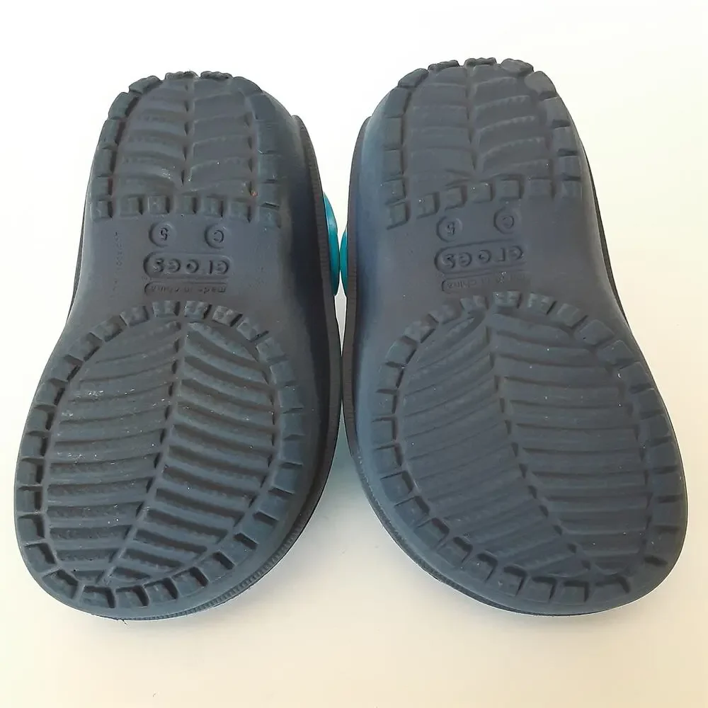 Crocs Clogs Duet Wave Clogs Water Shoes Toddler 5 Blue Comfort Shoes Summer Boys